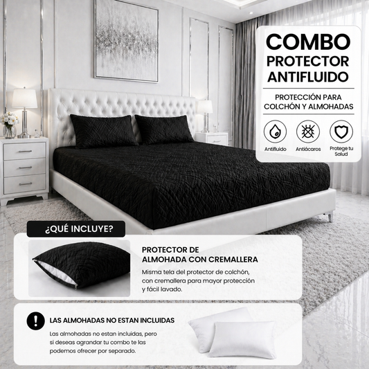 Protector de Colchón Antifluido| Ajuste Perfecto