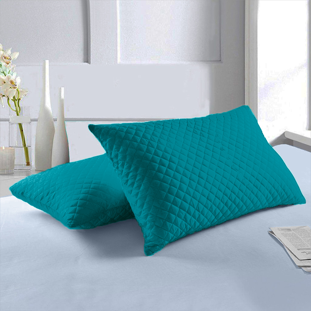 Combo x2 Protectores de Almohada Acolchados con Cremallera | Varios Colores