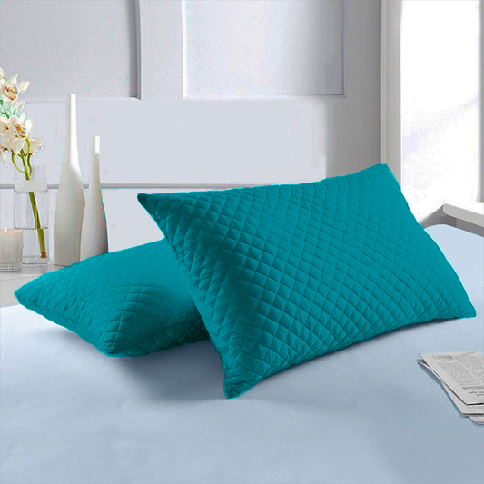 Combo x2 Protectores de Almohada Acolchados con Cremallera | Varios Colores